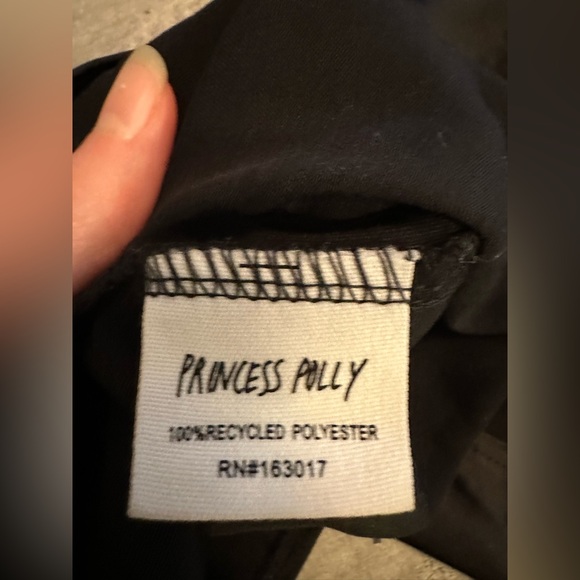 PRINCESS POLLY ROMAN MINI DRESS BLACK SIZE 0 - Picture 8 of 9